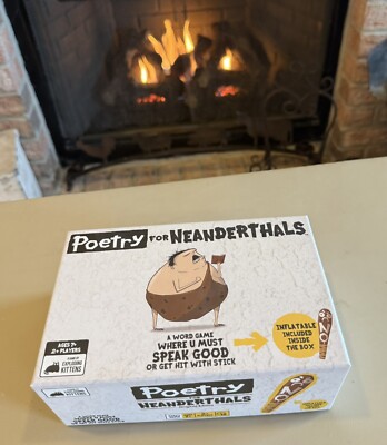 Poetry For Neanderthals Word Game by Exploding Kittens Complete