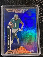 2022 Illusions Trophy Collection Base BLUE #79 Jalen Hurts /75 EAGLES MVP??! SSP