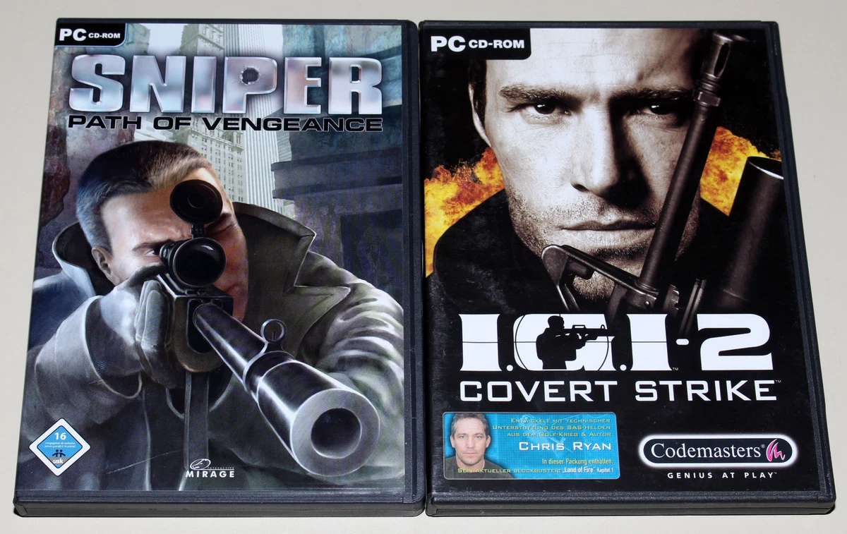 2 PC SPIELE SET PROJECT IGI 2 SNIPER PATH OF VENGEANCE EGO