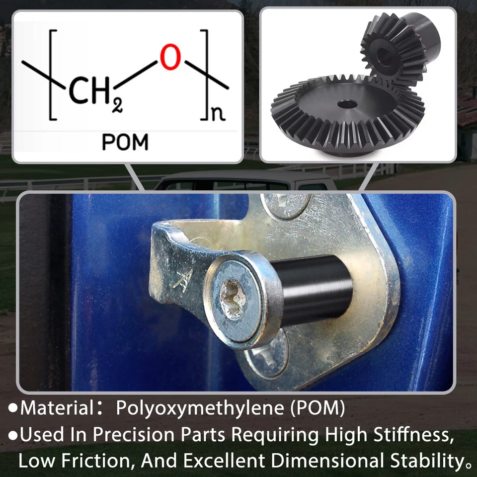 1980 - 1996 FOR Ford F150 F250 HD F350 Door Striker Bushing NEW POM FOR Mustang - Imagem 4 de 4