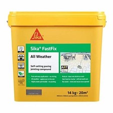 Sika Fast Fix All Weather Self Setting Jointing Compound - Deep Grey 14kgs