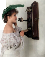 1905 Hello 11 x 14" Photo Print