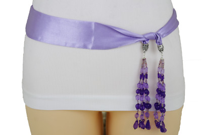 Women Fashion Tie Fabric Wrap Around Sash Belt Hip Waist  display picture 1
