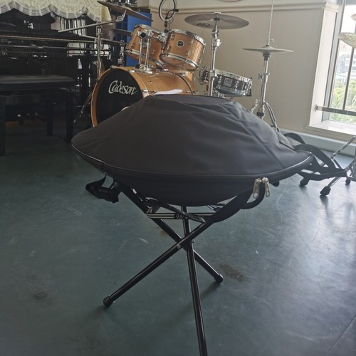 Black 10Tones Steel Tongue Handpan Drum in D Minor Steel Hand Drum with soft Bag - Picture 9 of 10