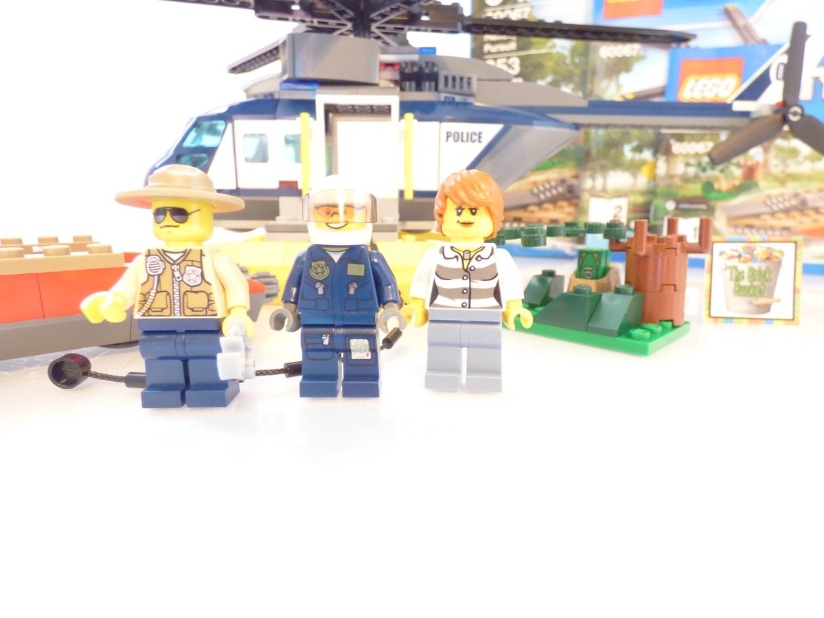 レベルアップ LEGO City 60067 Helicopter Pursuit Set With Box Instructions