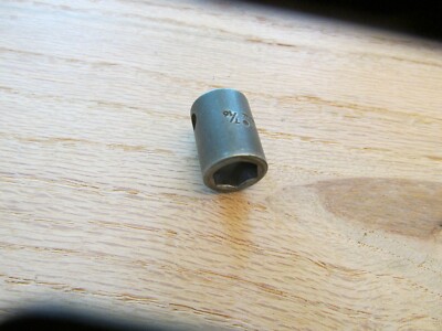 Nice Proto Professional 7214-H  7/16'' Impact Socket  3/8'' Drive 6 Point