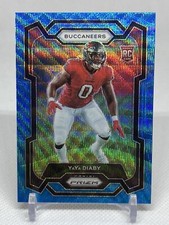 YaYa Diaby 2023 Panini Prizm Rookie RC Blue Wave Prizm 063/199 #394 Buccaneers
