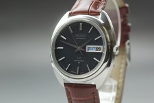 Near MINT 1971 Vintage Seiko Lord Matic 5606-7150 Automatic Navy Dial 36mm Men