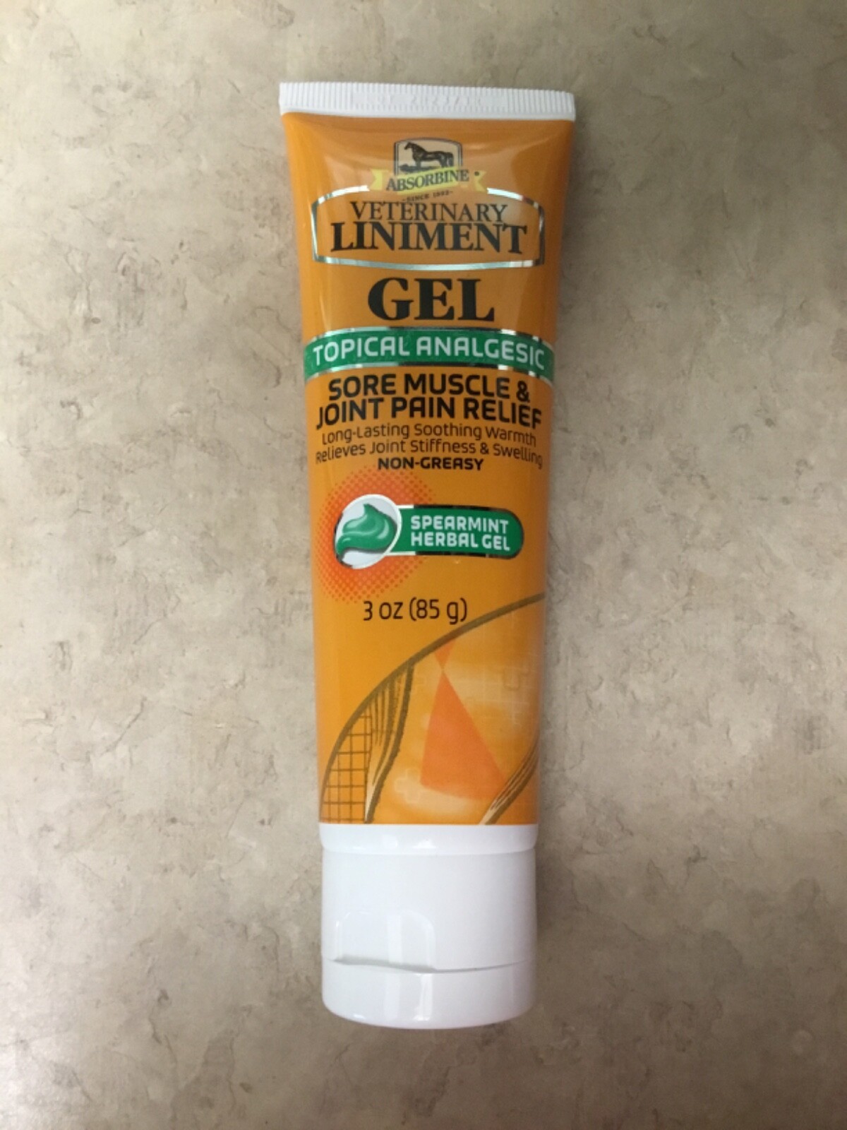 Absorbine Veterinary Liniment Gel 3 oz Sore muscles, joint and