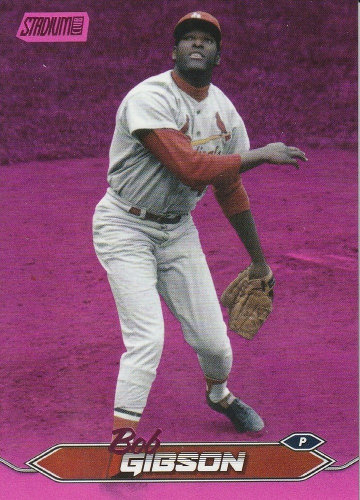 2024 Topps Stadium Club - Pink Foil #202 Bob Gibson