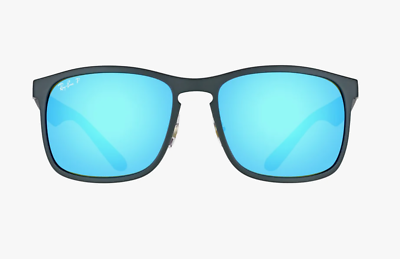New Ray-Ban RB 4264 601-S/A1 58-18 Blue Mirror Polarized CHROMANCE