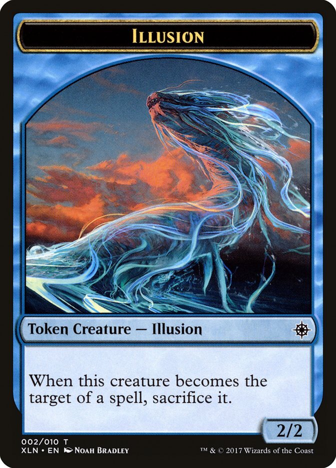 MTG Magic the Gathering Token - Illusion (2/313) Ixalan LP