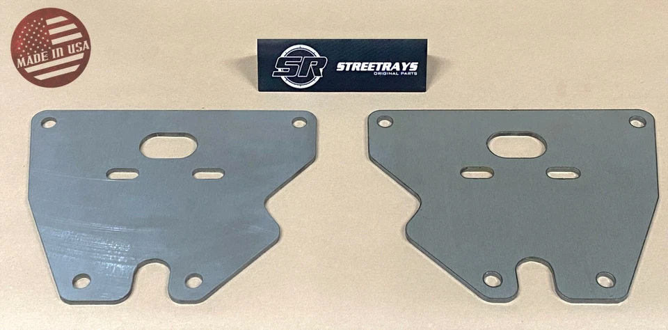 [SR] Front Upper Air Ride Bag Plates FOR 63-87 GMC Chevy C10 C20 Drop Lowering - Изображение 3 из 3