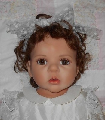 Hildegard Gunzel 2012 Resin MAREI Doll 23.5'' Human Hair & Glass Eyes #077/140