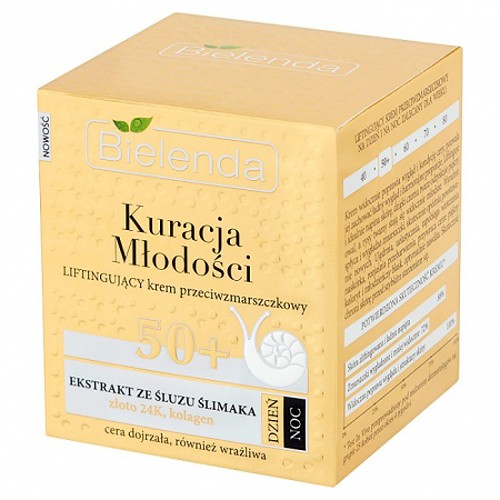 Bielenda Kosmetyki Naturalne Sp. Z O.o. S.k. Bielenda Kuracja MåOdoåCi Lifting Anti-Wrinkle Cream 50+ - 50Ml - Image 5