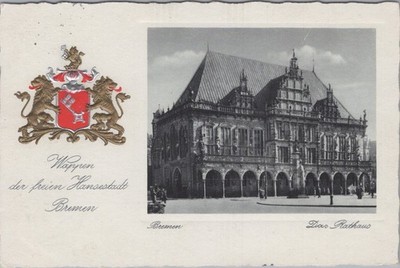 Bremen Das Rathaus Germany DE City Hall Hanseatic Renaissance Postcard