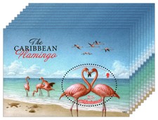 Lote al por mayor de 10 hojas de estampillas de Montserrat 2019 caribean flamenco MNH #W31612