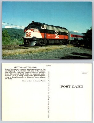 Metro-North 2019 New Haven FL9 Diesel Electric Locomotive Cold Spring NY 1986