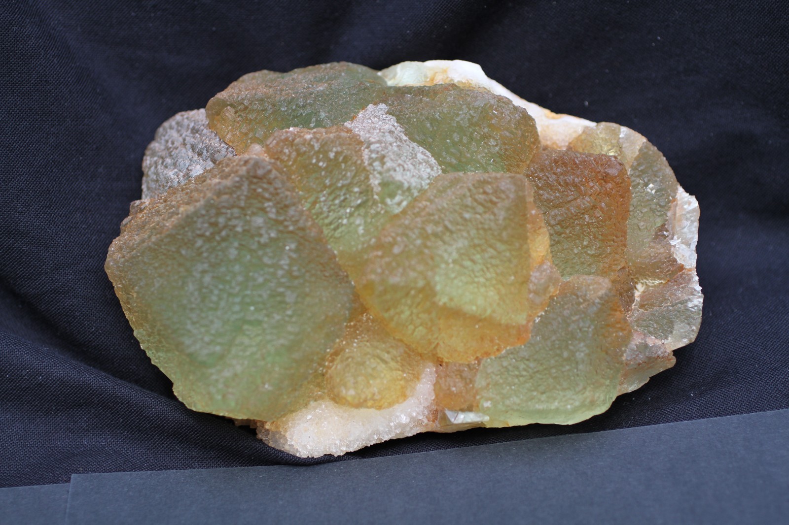 Rare Large Yangjia Mine Fluorite Crystal Translucent Collectors Specimen
