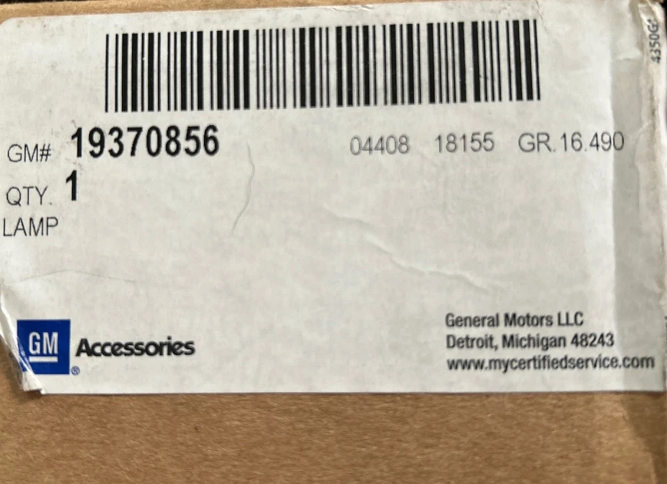 Barra de luz LED puerta trasera genuina GM 19370856 2017-2020 Chevy Silverado GMC Sierra Foto 4 de 4