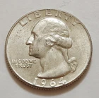 1964-D Washington Quarter • Denver 90% Silver • Strong Detail    X178