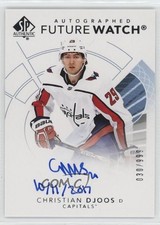 2017 SP Authentic Future Watch Inscriptions 30/999 Christian Djoos #154 Auto m0p