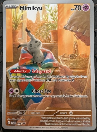 Pokémon TCG Mimikyu Sv: Scarlet & Violet Promo Cards 075 Promo 