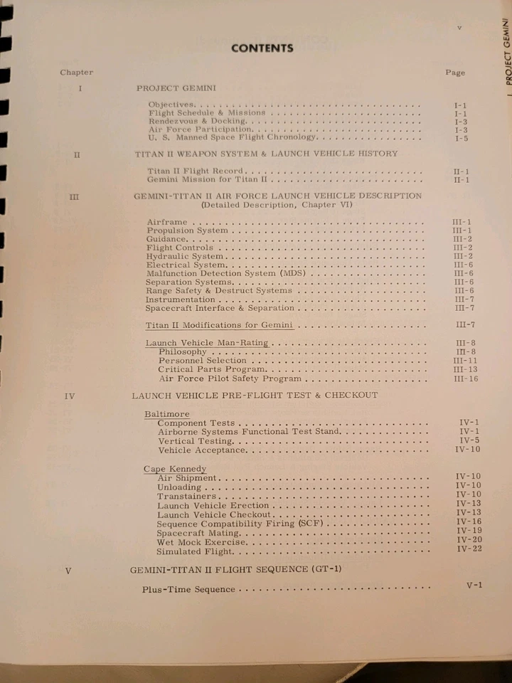 Manual de Imprensa Gemini Titan II Programa Espacial Nasa Raro - Imagem 4 de 4