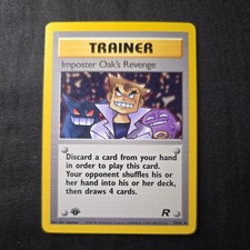 Pokemon TCG Imposter Oak's Revenge 76/82 1st Edition Uncommon Team Rocket LP on eBay