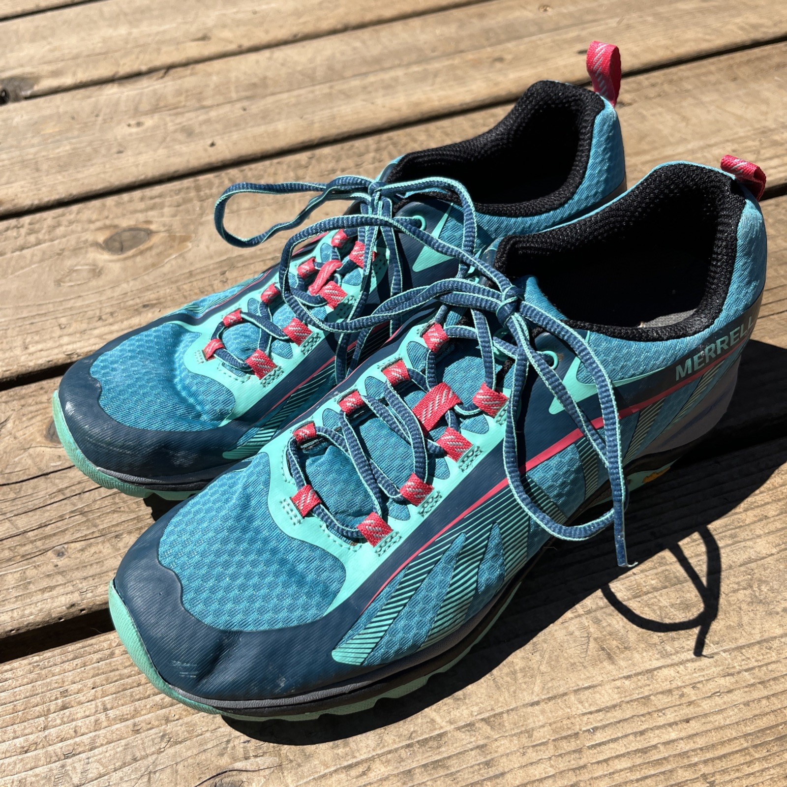 Merrell Siren Edge Blu Scarpe Donna Vibram Running Sneaker Taglia 10