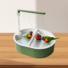 Automatische Vogeldusche mit Sitzstange, K&auml;figzubeh&ouml;r, Nymphensittich  Und