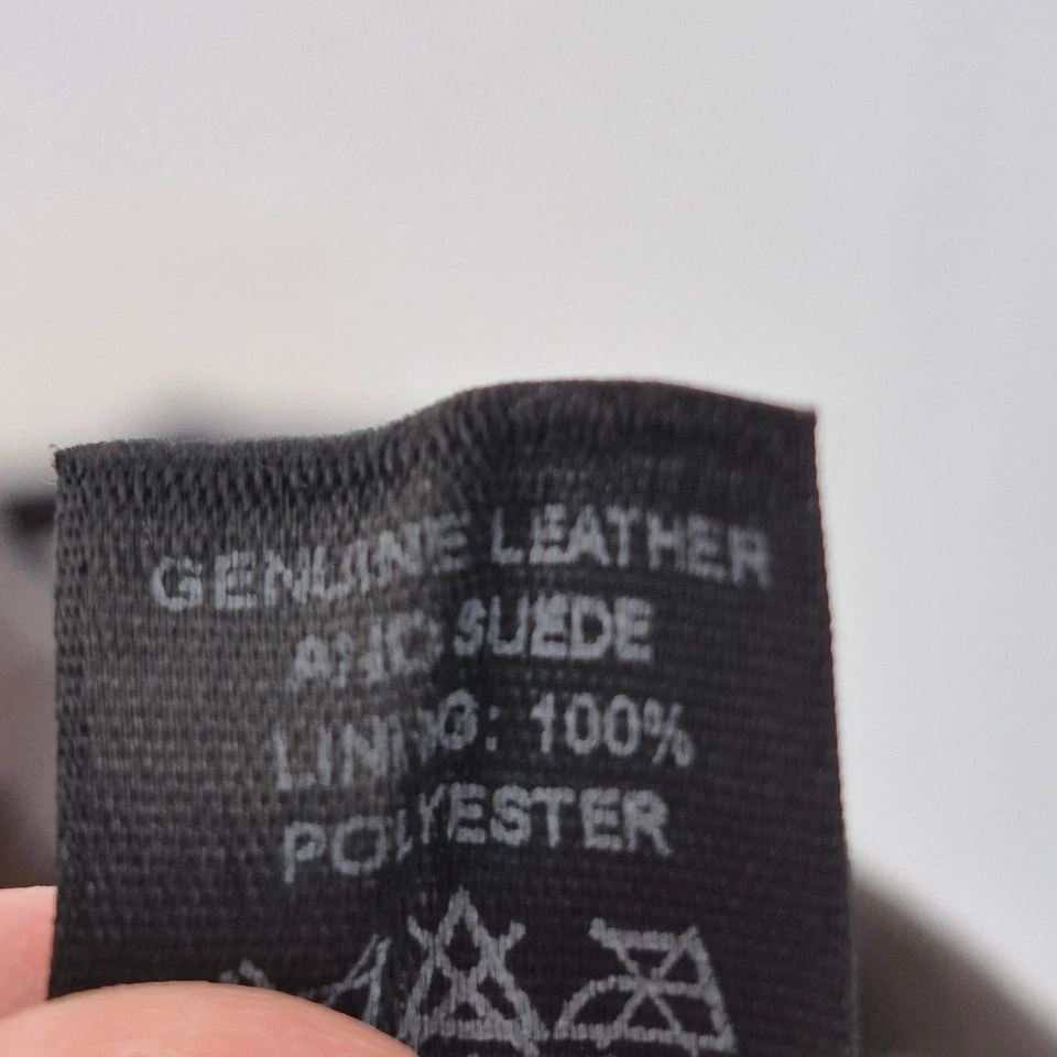 JOHN ROCHA Guantes Medianos Marrón Gamuza Mujer Invierno Elegante - Imagen 4 de 4