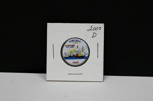 2000 D VIRGINIA COLORATO STATO QUARTO WASHINGTON DRITTO SPEDIZIONE GRATUITA SAT#328