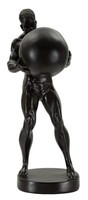 Klassische Skulptur Replikat Atlas Stehend Figur Griechische Mythologie H 43,5Cm