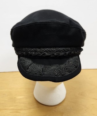 Vintage Authentic Aegean Greek Fisherman's Cap Wool Nautical Hat Made in Greece