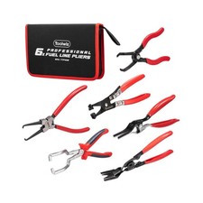 Toolwiz 6 pcs Fuel Line Pliers Set, Hose Clamp Plier, Panel Rem... USA FAST SHIP