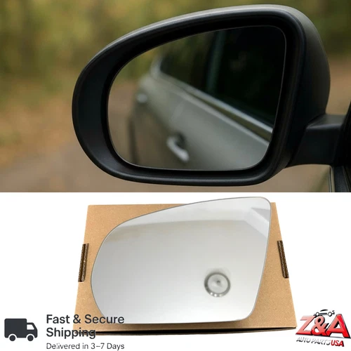 LEFT DRIVER SIDE MIRROR GLASS HEATED FIT MERCEDES CLS400/450/500/550/53/63 #5N
