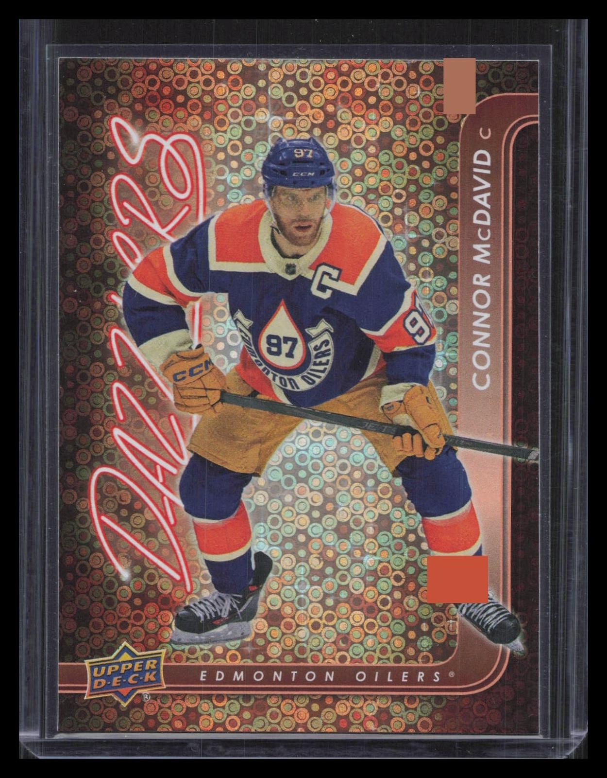 Connor McDavid 2024-25 Upper Deck #DZ-10 Dazzlers Orange