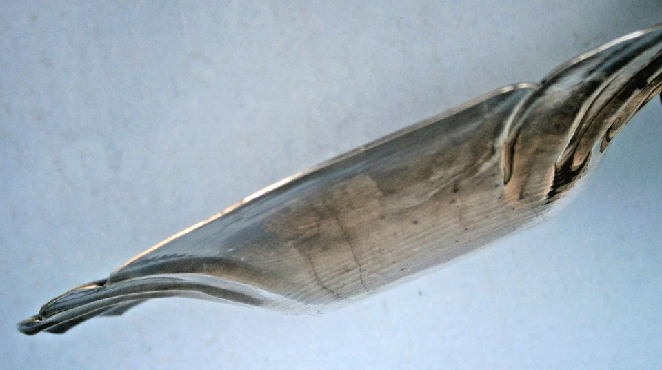 Mid Century Signed L. MACIEL Mexican Sterling Silver Fluted Bowl/Plate - Image 4 of 4