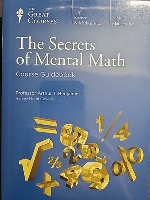 THE GREAT COURSES ~ Secrets Of Mental Math ~ DVD's & Course Book ~ SEALED!!!