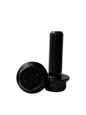 (20 Pcs) 5/8 -18x2'' Grade 8 Fine Thread Hex Flange Bolt (FT) Zinc Phos & Oil