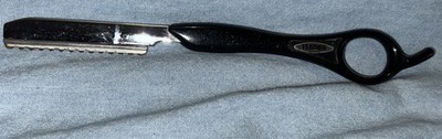 Feather Styling Razor Short Haircuts . Perfect For Leather Cut. SRS-B Black