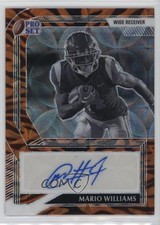 2022 Leaf Pro Set Metal Tiger Kaleidoscope 5/5 Mario Williams #BW-MW1 Auto 11mg