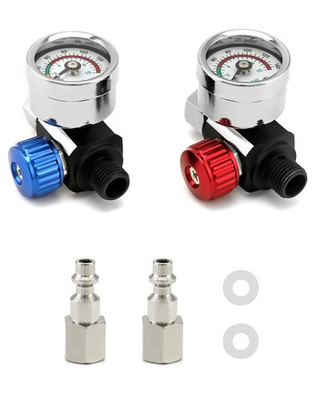 #ad QWORK Air Pressure Regulator Kit 1 4quot; G Spray Paint Gun Adjusting 1 Set $22.84