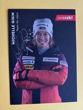 orig. sign. Autogrammkarte *Olympia 2026* Ski Alpin Michelle Gisin