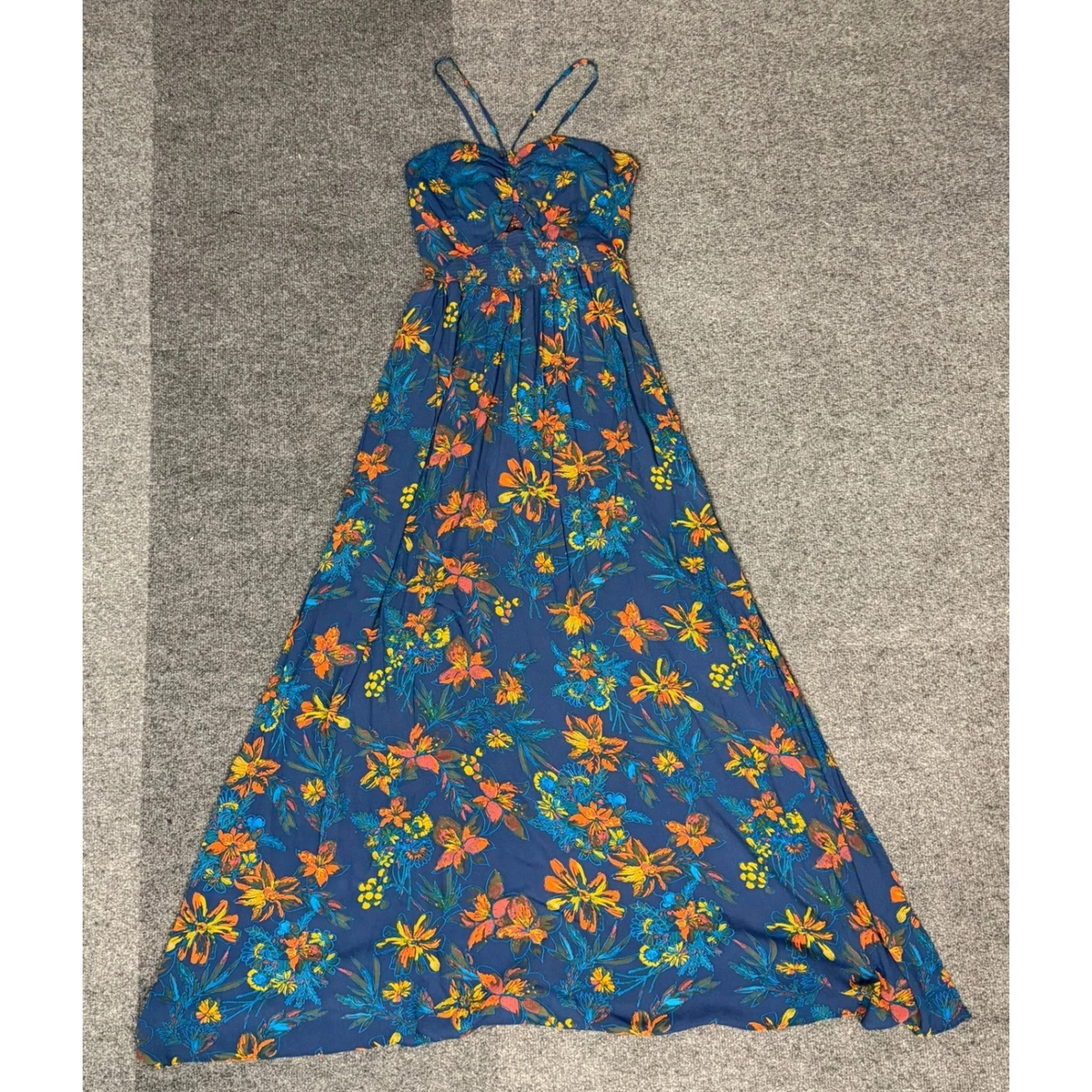 free people blue dress with flowers Dresses for Women for sale Sheath Deep V-neck Spaghetti Choose Color:Azure SID-AYD139 Midi dress Free People says your