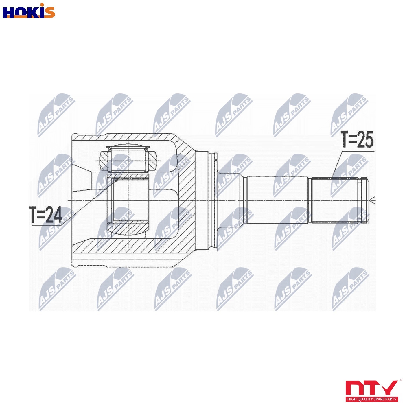 Fits NTY NPW-FT-050 Inner joint - Image 9