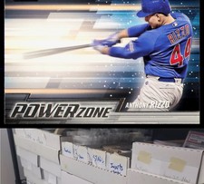 2018 Stadium Club #PZ-AR Anthony Rizzo Power Zone - JL