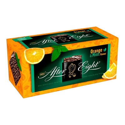 10x NESTLE After Eight Mint Chocolate Thins Orange Flavor 200g / 7oz