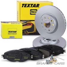 TEXTAR BREMSSCHEIBEN +BELÄGE VORNE FÜR AUDI Q3 SKODA KAROQ VW GOLF 7 PASSAT B8